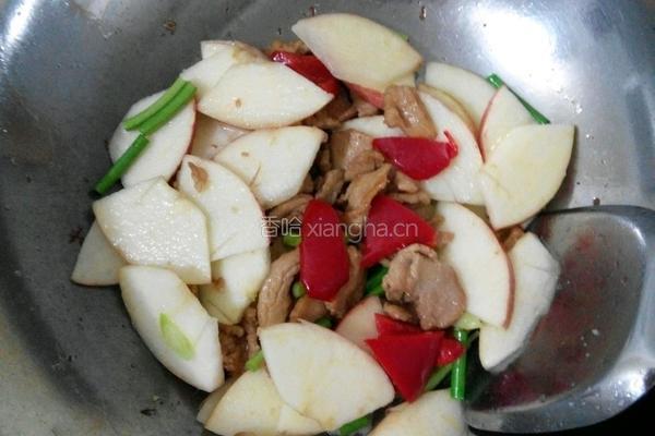苹果炒肉片的做法图解11