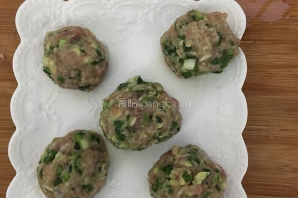 肉圆子的做法图解6