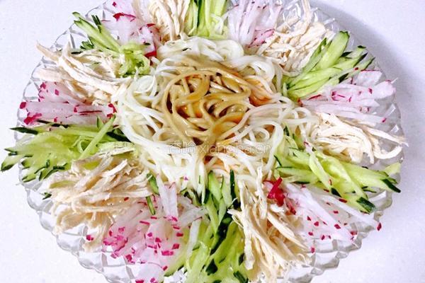 麻酱鸡丝凉面的做法图解11