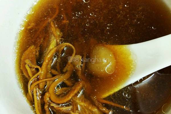 虫草花瘦肉汤的做法图解4