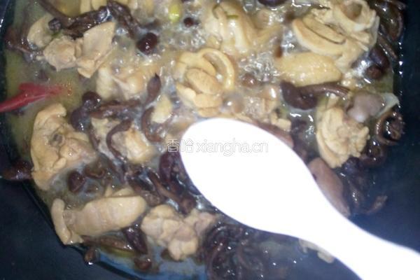 鸡腿炖蘑菇的做法图解11