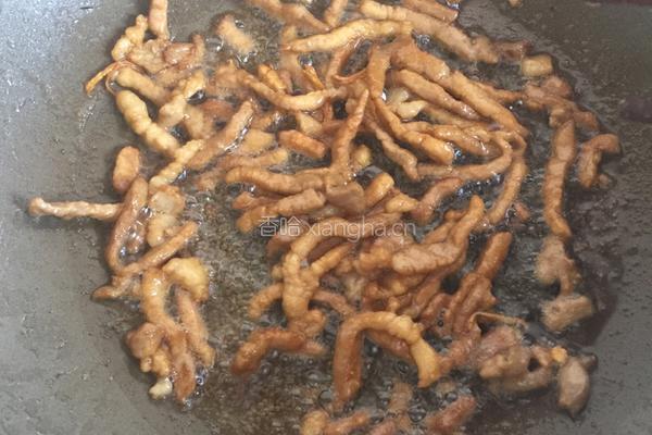 豆芽炒饼的做法图解9