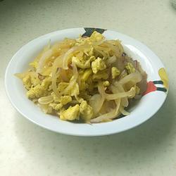 大蒜炒鸡蛋的做法[图]