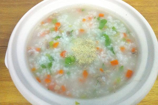 牛肉粥的做法图解12