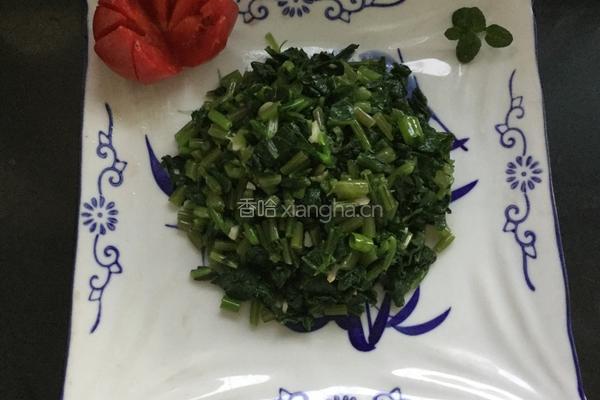 凉拌萝卜缨的做法图解12