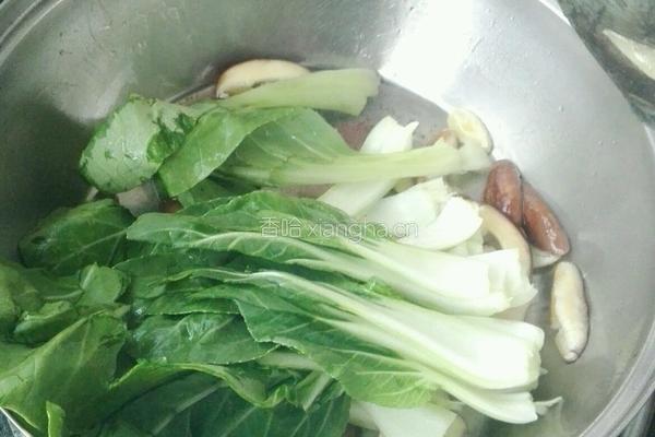 香菇油菜～淮扬菜的做法图解5