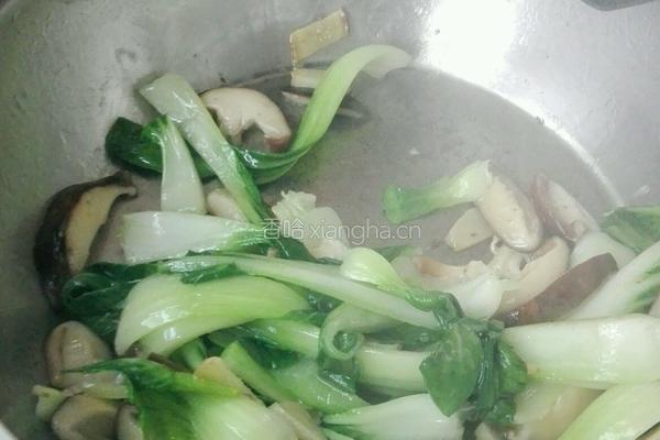 香菇油菜～淮扬菜的做法图解6