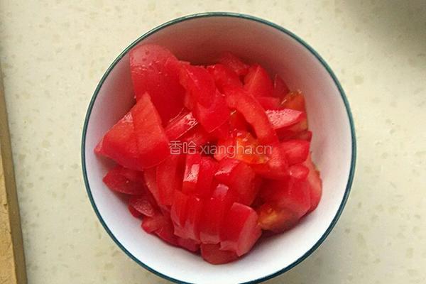 西红柿疙瘩鸡蛋汤的做法图解1