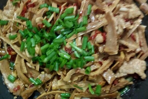 笋干炒肉的做法图解13