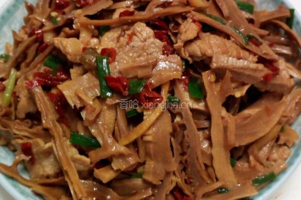 笋干炒肉的做法图解14