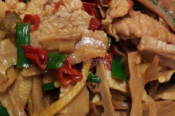 笋干炒肉的做法图解15