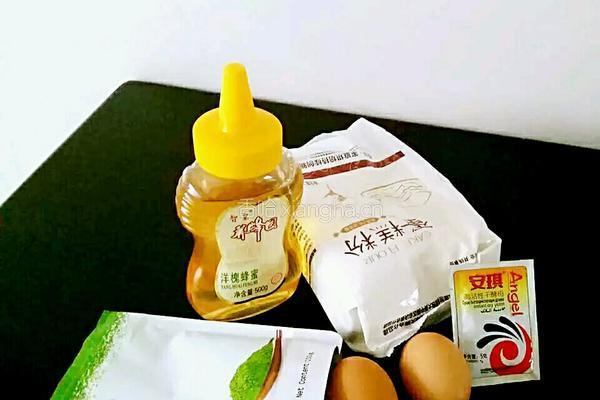 奶香抹茶发糕的做法图解1