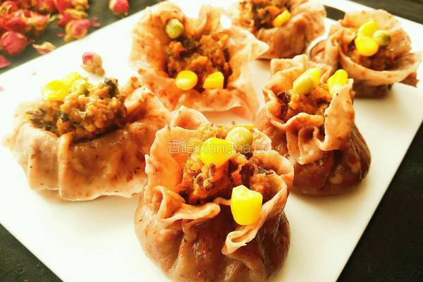 玫瑰花牛肉烧麦的做法图解21