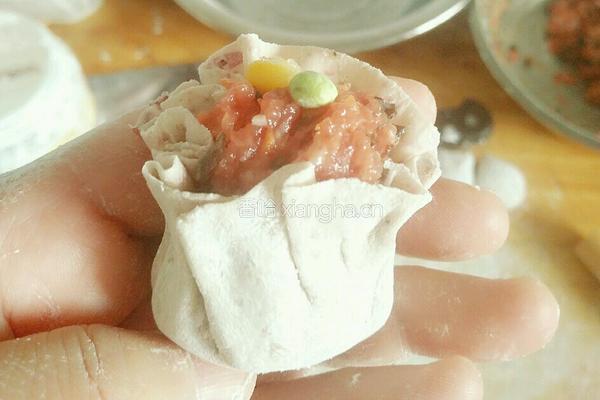玫瑰花牛肉烧麦的做法图解18