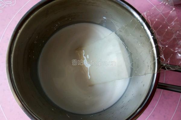木瓜牛奶冻的做法图解5