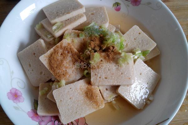 香煎千页豆腐的做法图解4