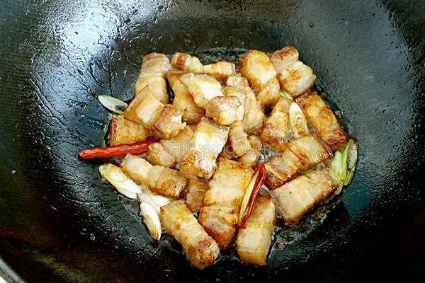 茶树菇烧肉的做法图解7
