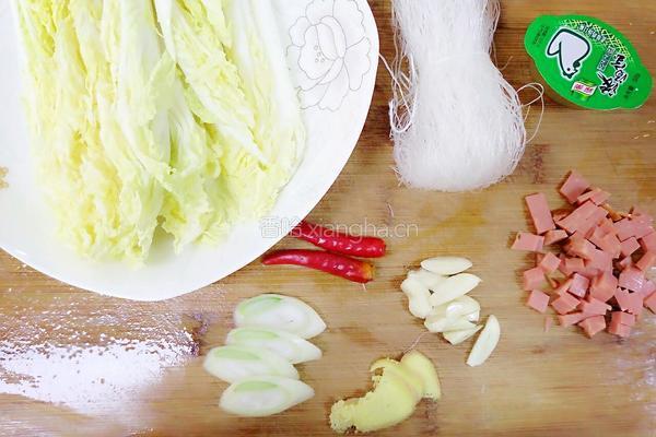 上汤粉丝娃娃菜的做法图解1