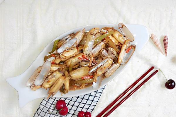 辣炒蛏子的做法图解12