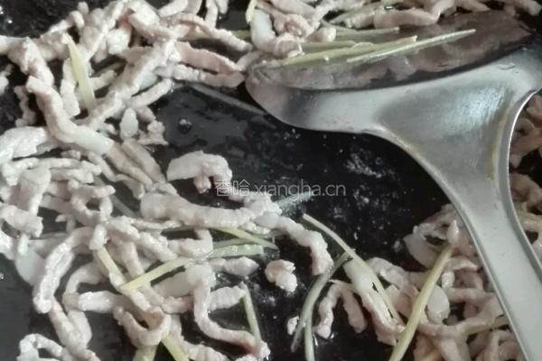 榨菜肉丝的做法图解4
