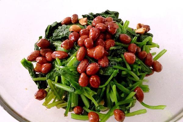 老醋菠菜花生米的做法图解18