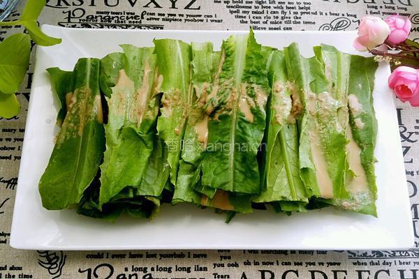 麻酱油麦菜的做法图解6