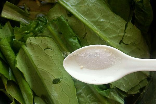 麻酱油麦菜的做法图解2