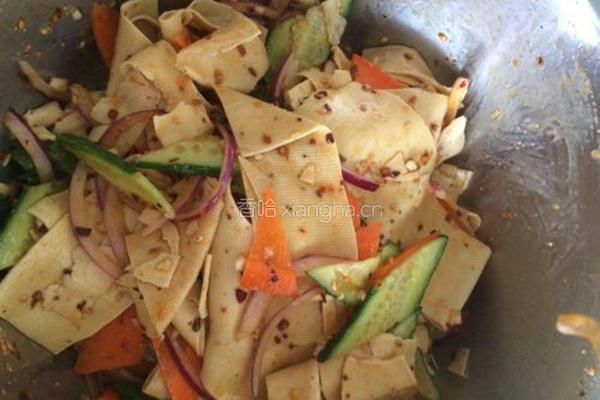 麻辣豆皮的做法图解5