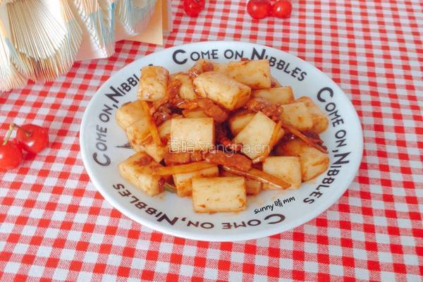肉丝炒年糕的做法图解9
