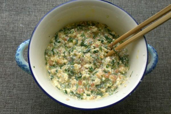 香椿豆腐肉饼的做法图解6