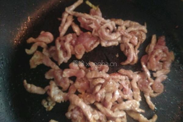 四季豆炒肉丝的做法图解6