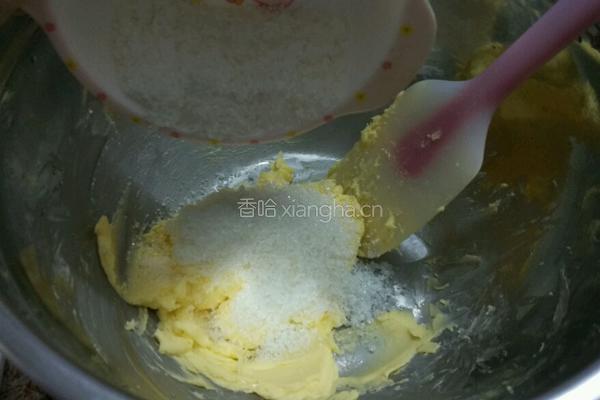 椰丝饼干的做法图解3