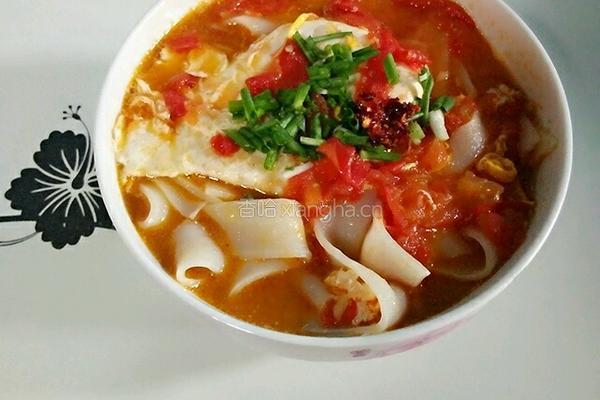 西红柿鸡蛋热汤面的做法图解5