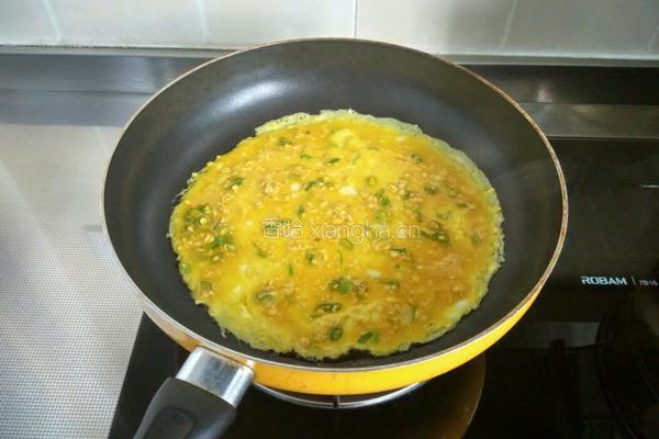 燕麦片鸡蛋饼的做法图解4