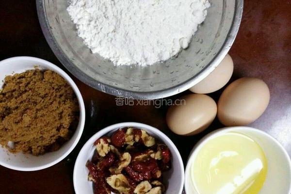 红枣红糖蛋糕的做法图解1