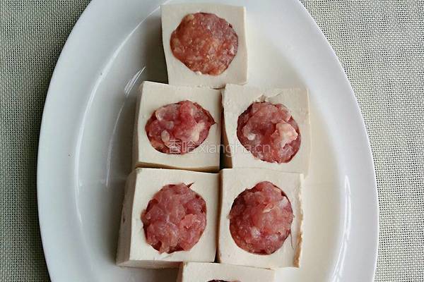客家煎酿豆腐的做法图解3