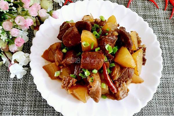 羊肉炖白萝卜的做法图解12