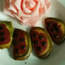 西瓜饼干的做法[图]