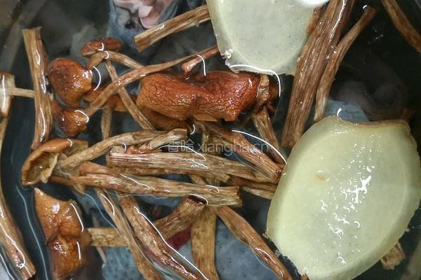 茶树菇炖鸡的做法图解4