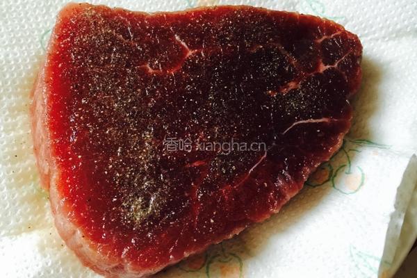 家庭煎牛排的做法图解4