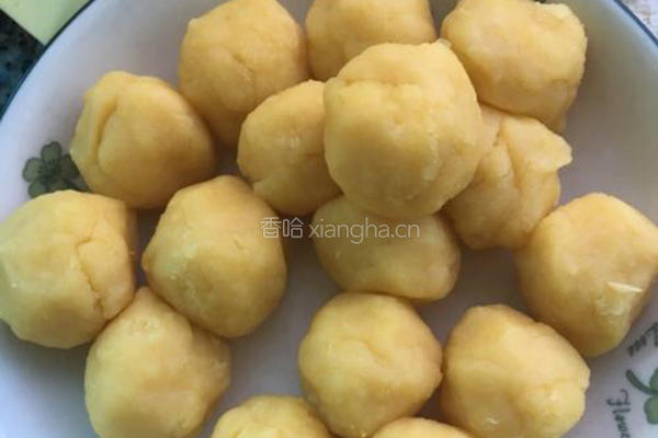 南瓜奶黄包的做法图解7