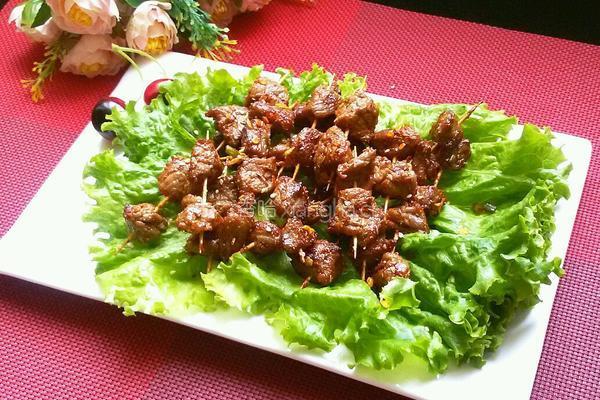 孜然牙签牛肉的做法图解14