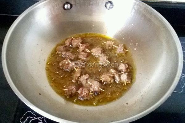 孜然牙签牛肉的做法图解10