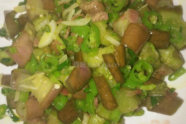 小炒茄子的做法图解5