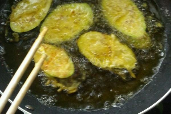 油炸茄子的做法图解5