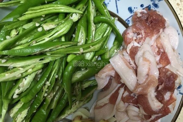 青椒盐煎肉的做法图解2