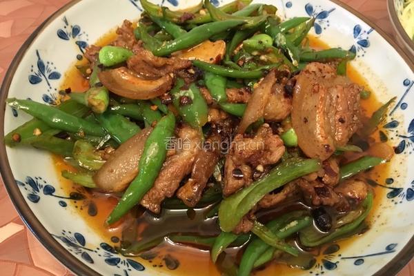 青椒盐煎肉的做法图解6