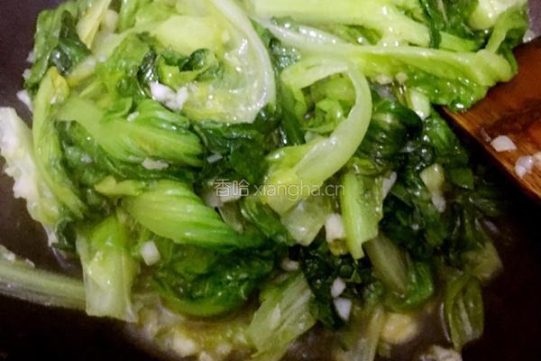 炝生菜的做法图解6