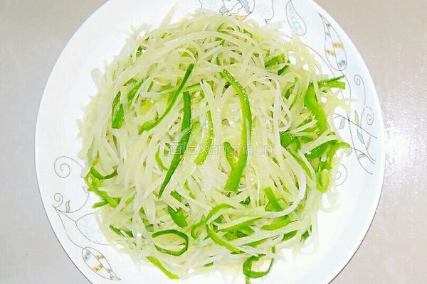 辣椒炒土豆丝的做法图解5