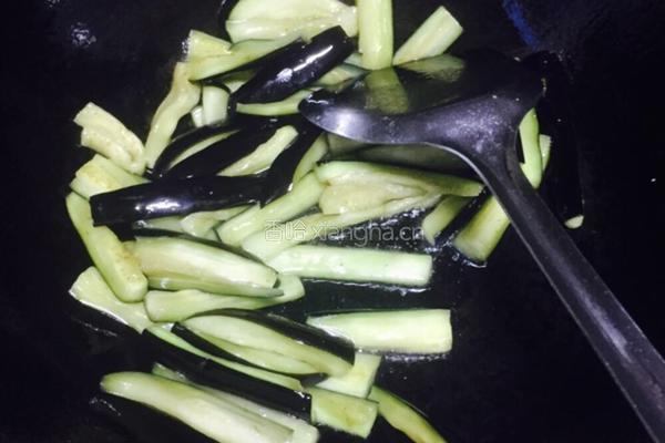 豆角烧茄子的做法图解7
